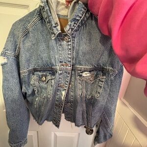 American Eagle Outfitters Blue Jean Jacket